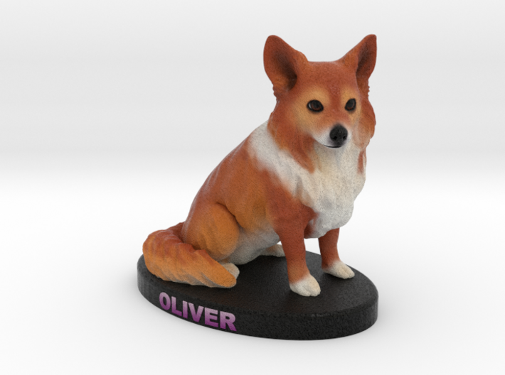 Custom Dog Figurine - Oliver 3d printed