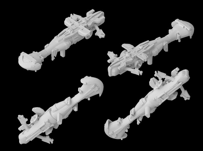 (Armada) Braha'tok gunship 3d printed