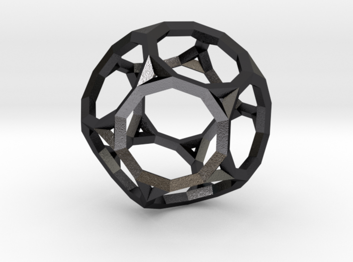 Truncated Dodecahedron(Leonardo-style model) 3d printed