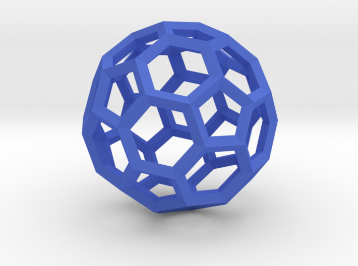 Truncated Icosahedron(Leonardo-style model) 3d printed