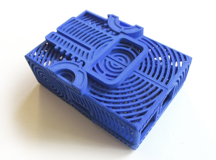 ButterPi Case 3d printed In Royal Blue Strong &amp; Flexible