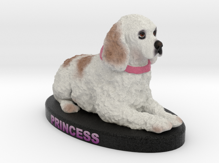 Custom Dog Figurine - Princess 3d printed