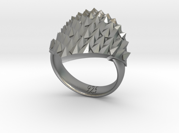 Dragon Scales Ring 3d printed 