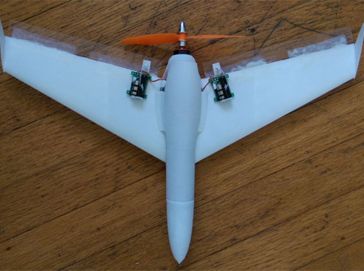 Mach 4 Micro Flying Wing 3d printed 