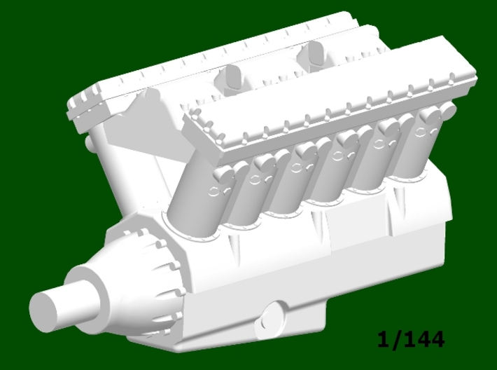 FIAT AS.5, scale 1/144 3d printed 