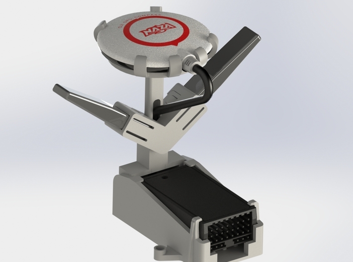 FrSky X8R Receiver antenna mount &amp; NAZA GPS mount 3d printed