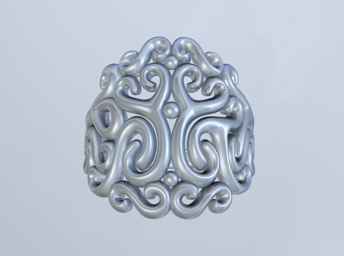 Arabesque Ring 3d printed 