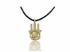 Hamsa-khamsa Hand Necklace Charm. 3d printed 