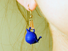 Whale "In Disguise" Earrings 3d printed 