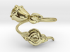 Roses ring anello con boccioli 3d printed 