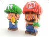 Super Plumber Red Bro Voxel Figurine 3d printed 