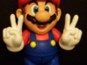 Victory (Bent) Hands for S.H. Figuarts Mario / Lui 3d printed 