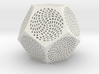 Voronoi Dodecahedron Lampshade ~ 120mm tall 3d printed 