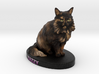 Custom Cat Figurine - Zazzy 3d printed 