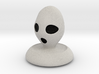 Halloween Character Hollowed Figurine: AlienGhosty 3d printed 