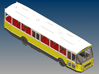 DAF MB 200 standaard streekbus schaal 1:160 (N) 3d printed vooraanzicht render