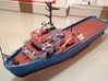MV Anticosti Hull, Decks and GillJet (RC, 1:200) 3d printed final model (assembled and painted)