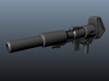 TF Guns Set-02 (4 Rifles) 3d printed 