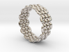 Wicker Pattern Ring Size 10 3d printed 