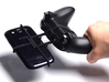 Controller mount for Xbox One & Icemobile Prime 5. 3d printed In hand - A Samsung Galaxy S3 and a black Xbox One controller