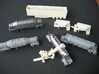 N scale 1/160 LPG 40' triple-axle, trailer 15 3d printed Some of my other N-scale models, some painted & some primered.