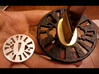 Half scale Edo Raiju tsuba coin (talisman) 3d printed 