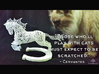 Rocinante Horse Sculpture 3d printed "Those who'll play with cats must expect to be scratched." -Cervantes