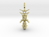 Beekeeper Jewelry Collection Queen Necklace Pendan 3d printed 