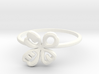 Clover Ring Size US 6 (16.5mm) 3d printed 