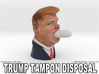 Donald Trump Tampon Disposal 3d printed 