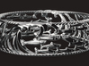 Sardine Wave Bracelet 3d printed 