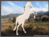 Rampant Horse 3d printed 