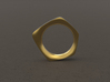 "FACET"_Women ring 3d printed 