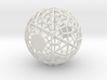 Wireframe Sphere 3d printed 