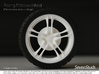 Racing Wheel 01_56mm 3d printed 