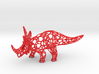 Styracosaurus Voronoi Wireframe 3d printed 