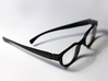 Classic Spectacle Frame 3d printed Test material Black Nylon