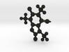 Caffeine Molecule  3d printed 