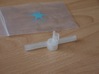 Bow Thruster, small, 6mm channel diameter 3d printed preliminary assembly of printed set