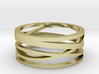 Abstract Lines Ring - US Size 08 3d printed 