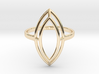 Marquise Simple Wire Ring - US Size 08 3d printed 