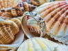 Sea Shell Ring 1 - US-Size 12 1/2 (21.89 mm) 3d printed Seashell Ring in polished silver (shown: size 10)