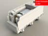 GWR Collett 4000 gal tender, motor cutout, 2mm FS 3d printed Rendering - front