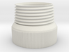 DN20 BSP Male Thread to PET Bottle Cap 118 O Ring 3d printed 