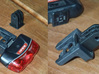 Cateye to GoPro-style adaptor mount 3d printed Mounted to Fizik saddle mount.