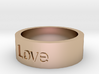 "Love" Ring 3d printed 