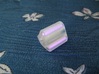 Triple Tritium Bead 4 (Pandora Thread) 3d printed In this picture the phosphorus coating on the tritium vial is being energised by UV light.