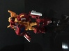 Combiner Wars Rodimus Side Fender exhaust pipes 3d printed 