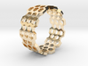 Honeycomb Fashion Ring Size 10 3d printed 