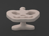 Pumpkin Cufflink 3d printed 